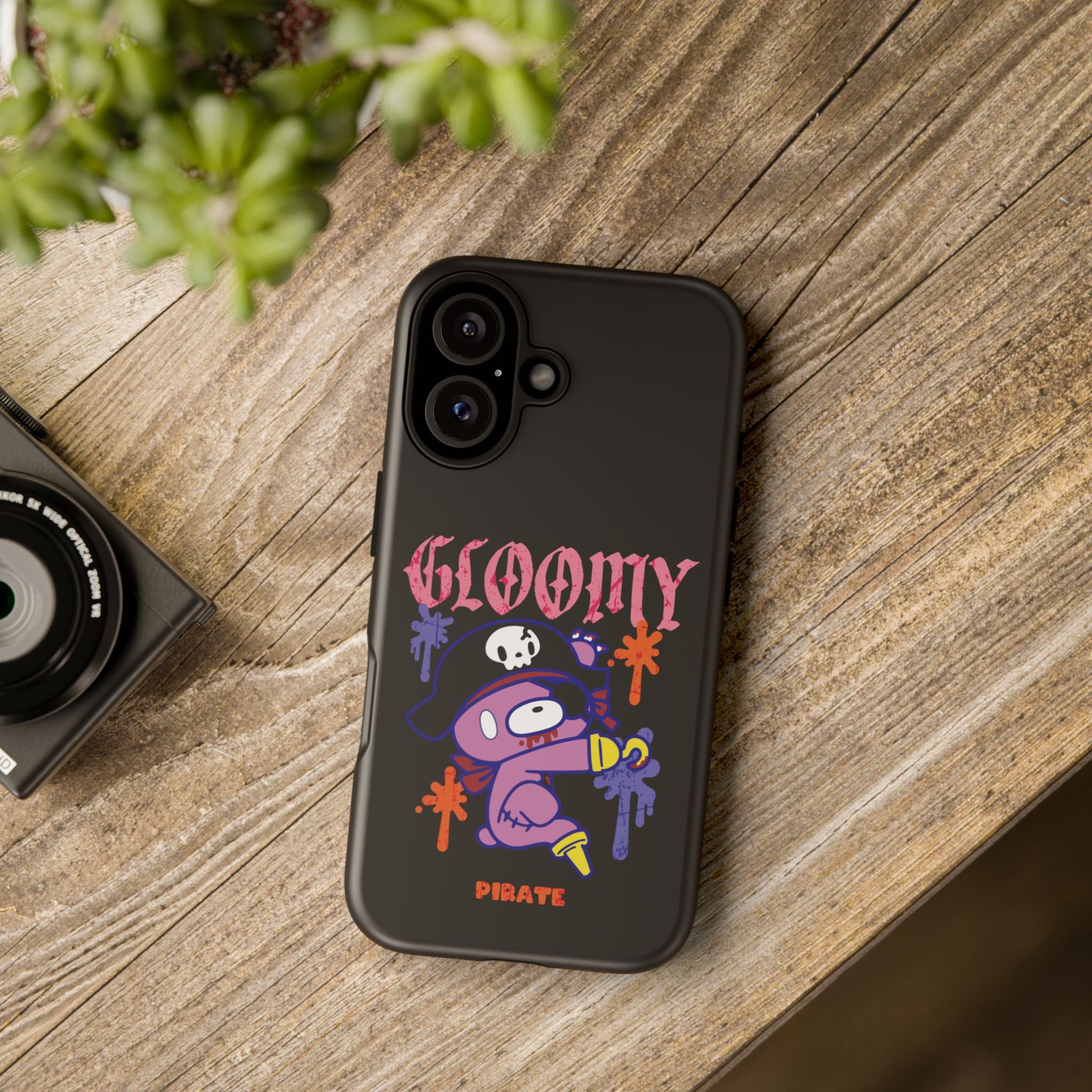 gloomy bear Halloween pirate Phone Case